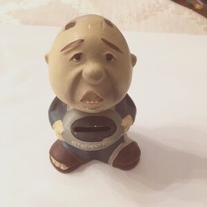 Vintage Bum/Hobo Ceramic Bank - Retirement Fund - 1960s